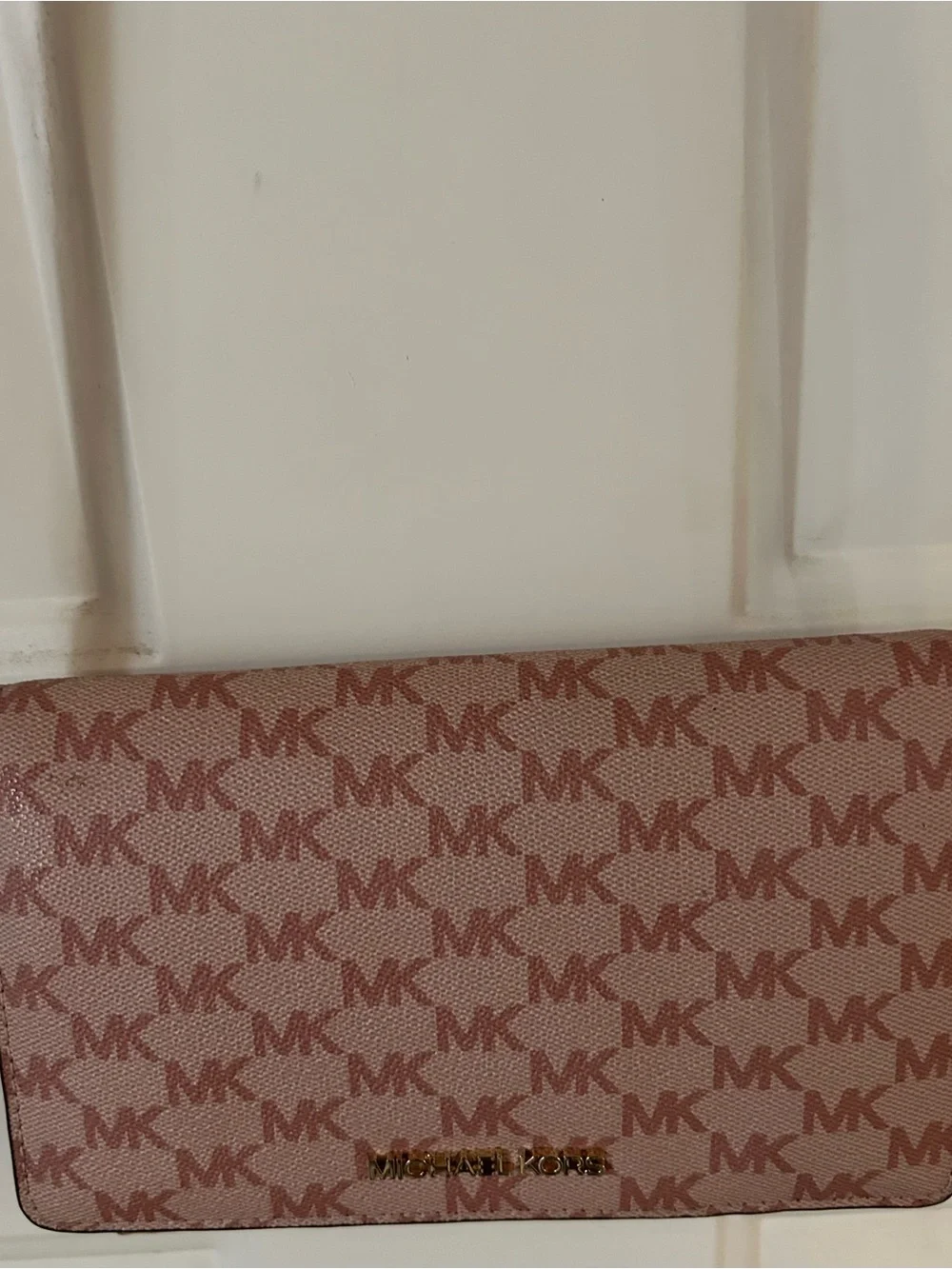 Michael Kors Blush Pink Slim Crossbody Strap